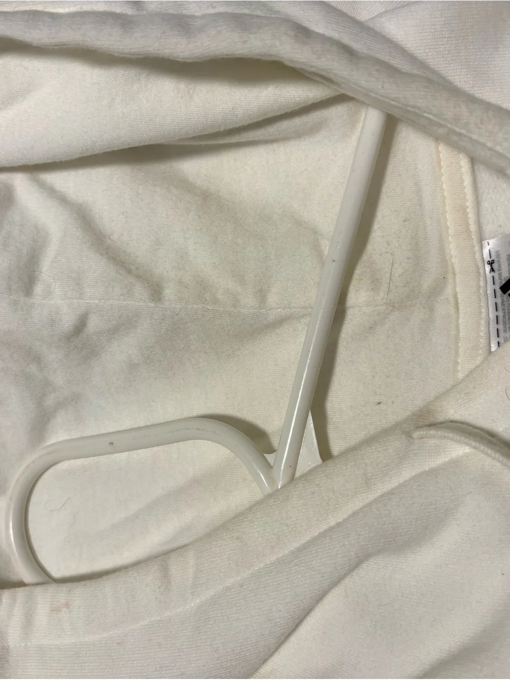 adidas Men’s White Crewneck Sweatshirt with Trefoil Logo